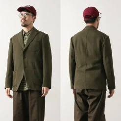 FUJITO Jackets^/ Naun 2B jacket Wool serge