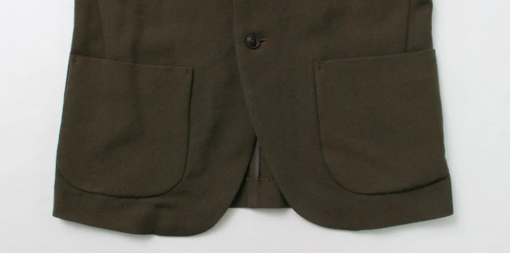 FUJITO Jackets^/ Naun 2B jacket Wool serge