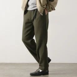 FUJITO Trousers^/ N.O.UN Beltless Pants Wool Serge