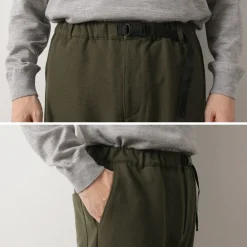 FUJITO Trousers^/ N.O.UN Beltless Pants Wool Serge