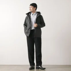 FUJITO Trousers^/ N.O.UN Beltless Pants Wool Serge