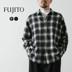 FUJITO Shirts^/ Ring Shirt Ombre Check
