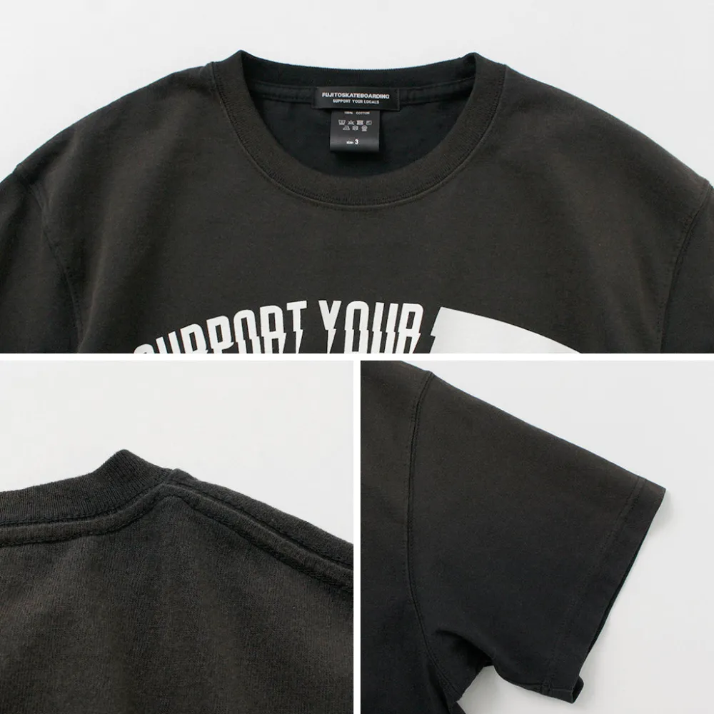 FUJITO T-Shirts^/ Short Sleeve T-Shirt Impulse Logo Vintage Finish