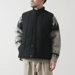 FUJITO Vests^/ Ski vest Wool serge
