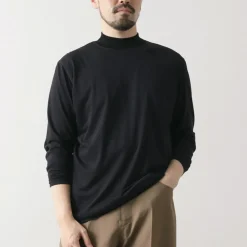 FYNELYNE ENGINEERED BY LIFILL T-Shirts^/ Cotton Long Sleeve Mock Neck T-Shirt