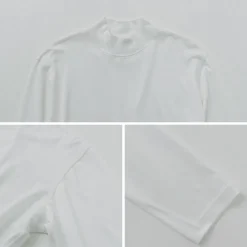 FYNELYNE ENGINEERED BY LIFILL T-Shirts^/ Cotton Long Sleeve Mock Neck T-Shirt