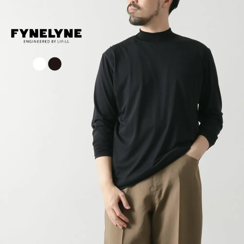 FYNELYNE ENGINEERED BY LIFILL T-Shirts^/ Cotton Long Sleeve Mock Neck T-Shirt
