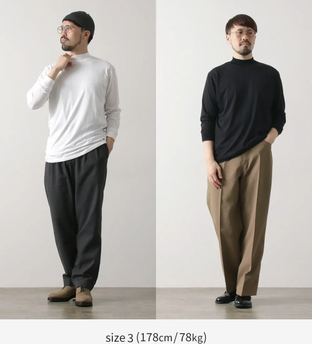 FYNELYNE ENGINEERED BY LIFILL T-Shirts^/ Cotton Long Sleeve Mock Neck T-Shirt