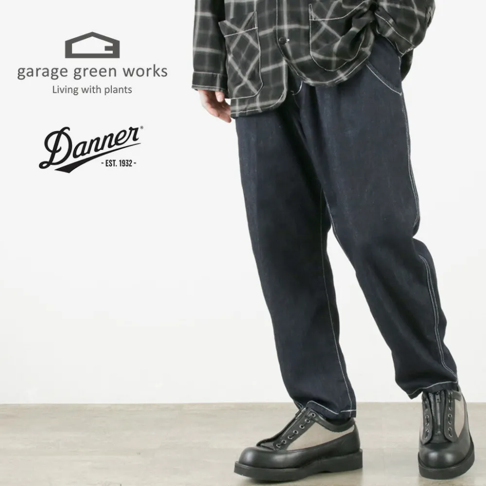 GARAGE GREEN WORKS Jeans^/ Field 6 Pocket Denim Pants Danner Collaboration indigo