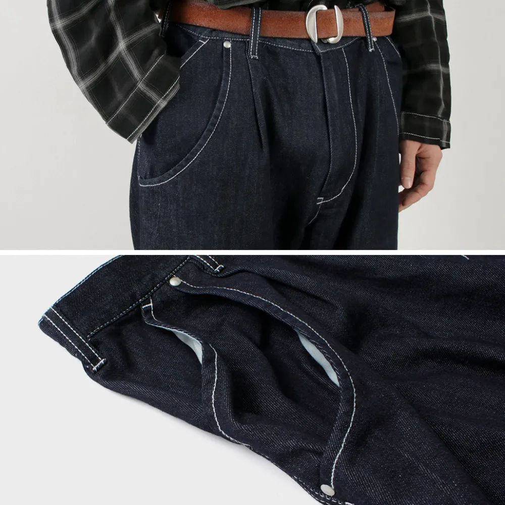 GARAGE GREEN WORKS Jeans^/ Field 6 Pocket Denim Pants Danner Collaboration indigo