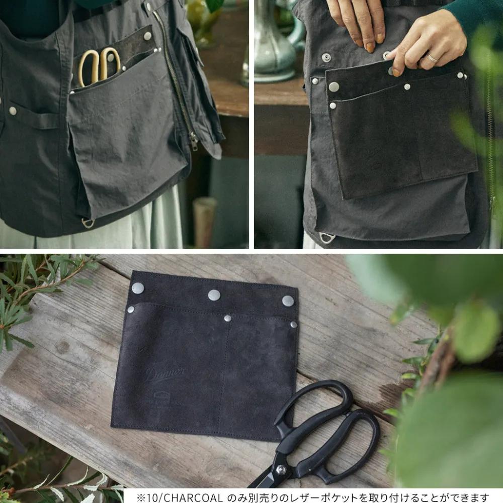 GARAGE GREEN WORKS Vests^/ Gear Apron