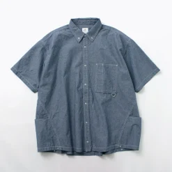 GARAGE GREEN WORKS Shirts^/ Half Sleeve Dungaree Shirt