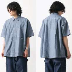 GARAGE GREEN WORKS Shirts^/ Half Sleeve Dungaree Shirt