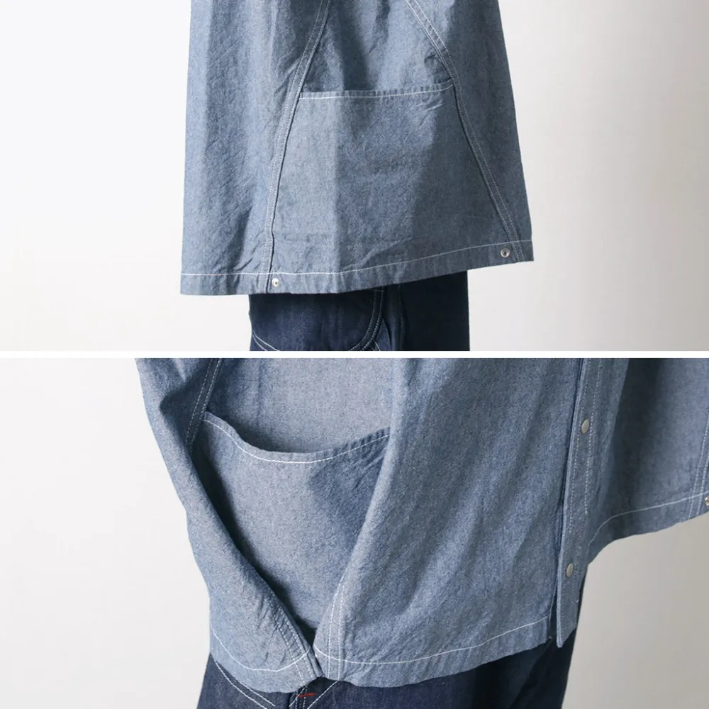 GARAGE GREEN WORKS Shirts^/ Half Sleeve Dungaree Shirt