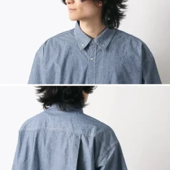 GARAGE GREEN WORKS Shirts^/ Half Sleeve Dungaree Shirt