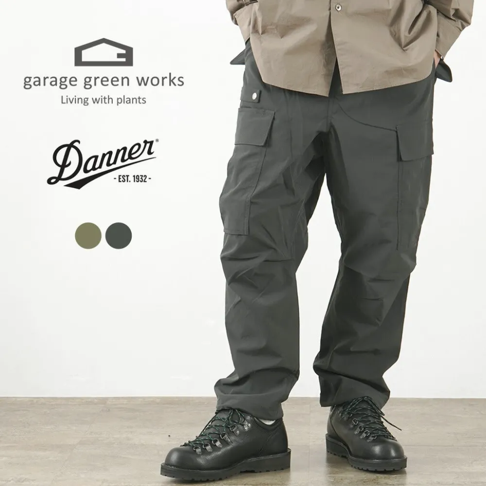 GARAGE GREEN WORKS Trousers^/ Wraptop 6 Pocket Cargo Pants