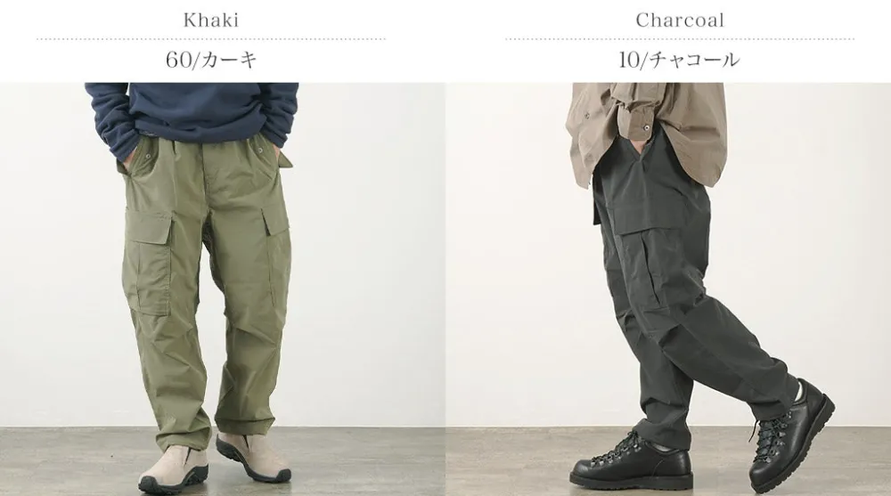 GARAGE GREEN WORKS Trousers^/ Wraptop 6 Pocket Cargo Pants