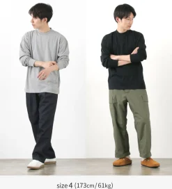 GICIPI T-Shirts^/ BACCALA Crew Neck Relaxed Fit Long Sleeve T-Shirt