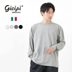 GICIPI T-Shirts^/ BACCALA Crew Neck Relaxed Fit Long Sleeve T-Shirt
