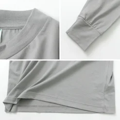 GICIPI T-Shirts^/ BACCALA Crew Neck Relaxed Fit Long Sleeve T-Shirt