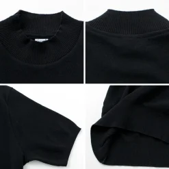 GICIPI Knits^/ Calamaro Mock neck Relaxed fit Knit and sew