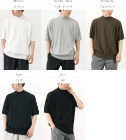 GICIPI Knits^/ Calamaro Mock neck Relaxed fit Knit and sew