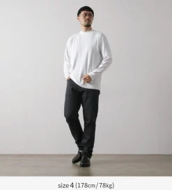 GICIPI T-Shirts^/ Delfino Crew Neck Basic Fit Long Sleeve Cut and Sewn