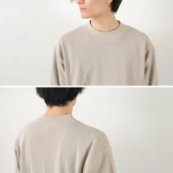 GICIPI Knits^/ ORSO Crew Neck Ribbed Long Sleeve Milano Rib Knit Sewn