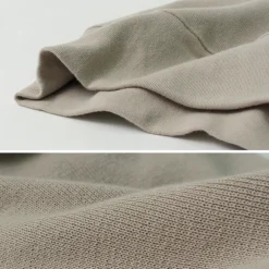 GICIPI Knits^/ ORSO Crew Neck Ribbed Long Sleeve Milano Rib Knit Sewn