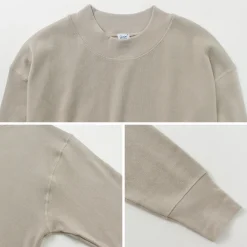 GICIPI Knits^/ ORSO Crew Neck Ribbed Long Sleeve Milano Rib Knit Sewn