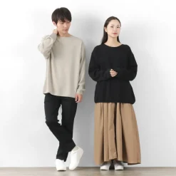 GICIPI T-Shirts^/ PITONE Boat Neck Wide Fit Milano Rib Knit sewn