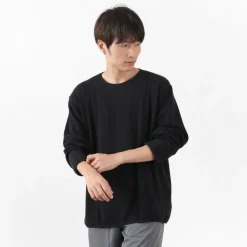 GICIPI T-Shirts^/ PITONE Boat Neck Wide Fit Milano Rib Knit sewn