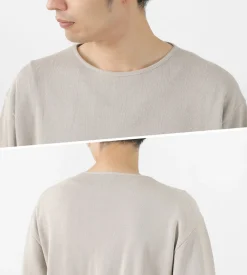 GICIPI T-Shirts^/ PITONE Boat Neck Wide Fit Milano Rib Knit sewn
