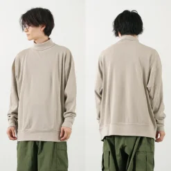 GICIPI Knits^/ SCIMMIA Mockneck Ribbed Long Sleeve Milano Rib Knit Sewn