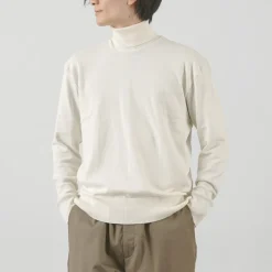 GICIPI Knits^/ TIGRE Turtle Neck Relaxed Fit Knit Sewn