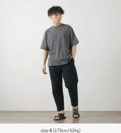 GICIPI T-Shirts^/ VONGOLA Mock Neck Relaxed Fit Milled T-Shirt
