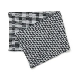 GILBERT WILSON OF HA Scarfs^/ Staggered Check Merino Wool Snood