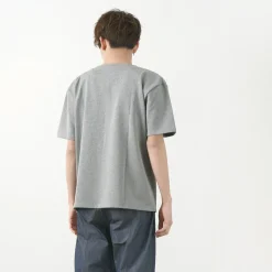 GLACON T-Shirts^/ Solid colour Boat neck Big shirt