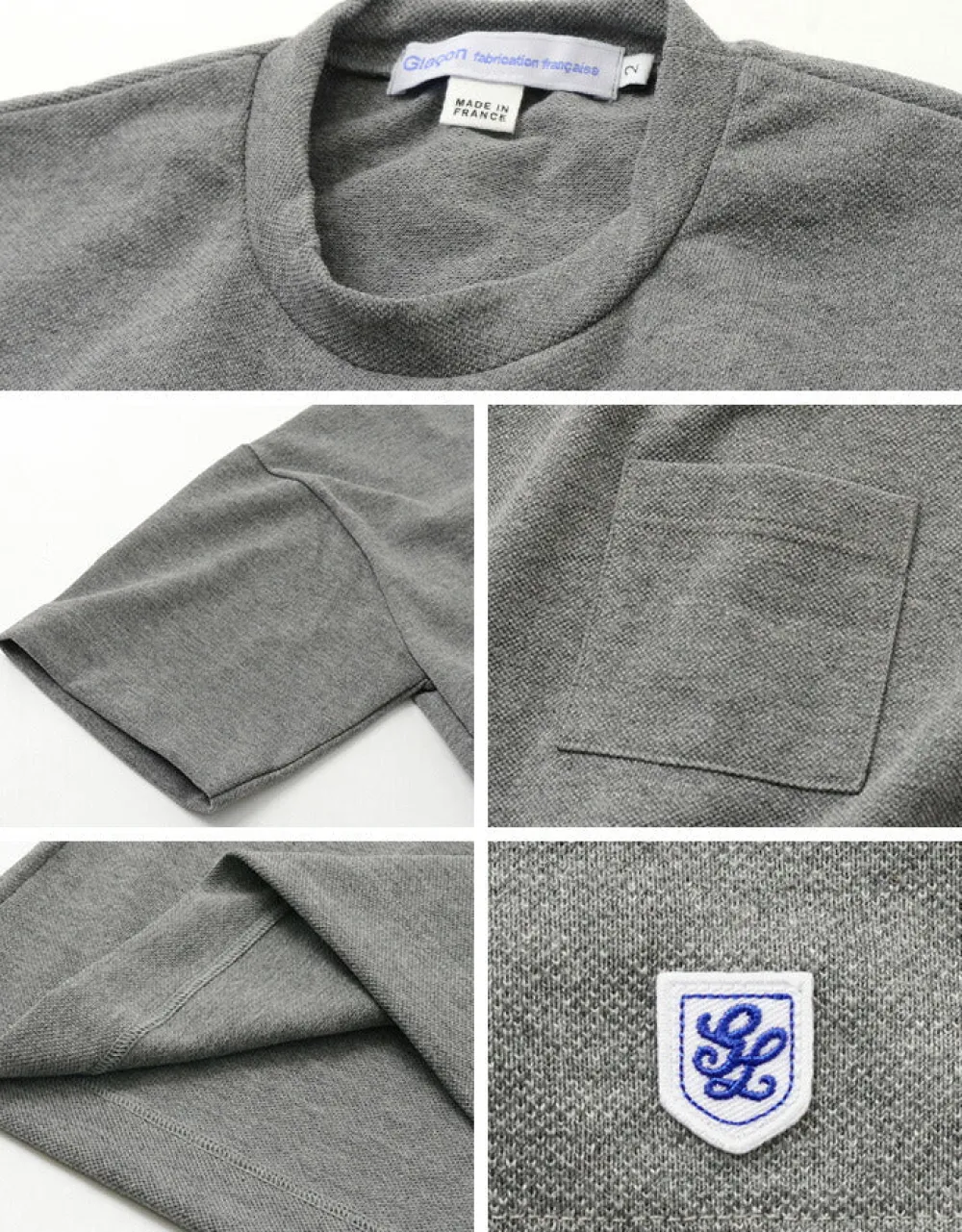 GLACON T-Shirts^/ T/C Pique Big T-Shirt