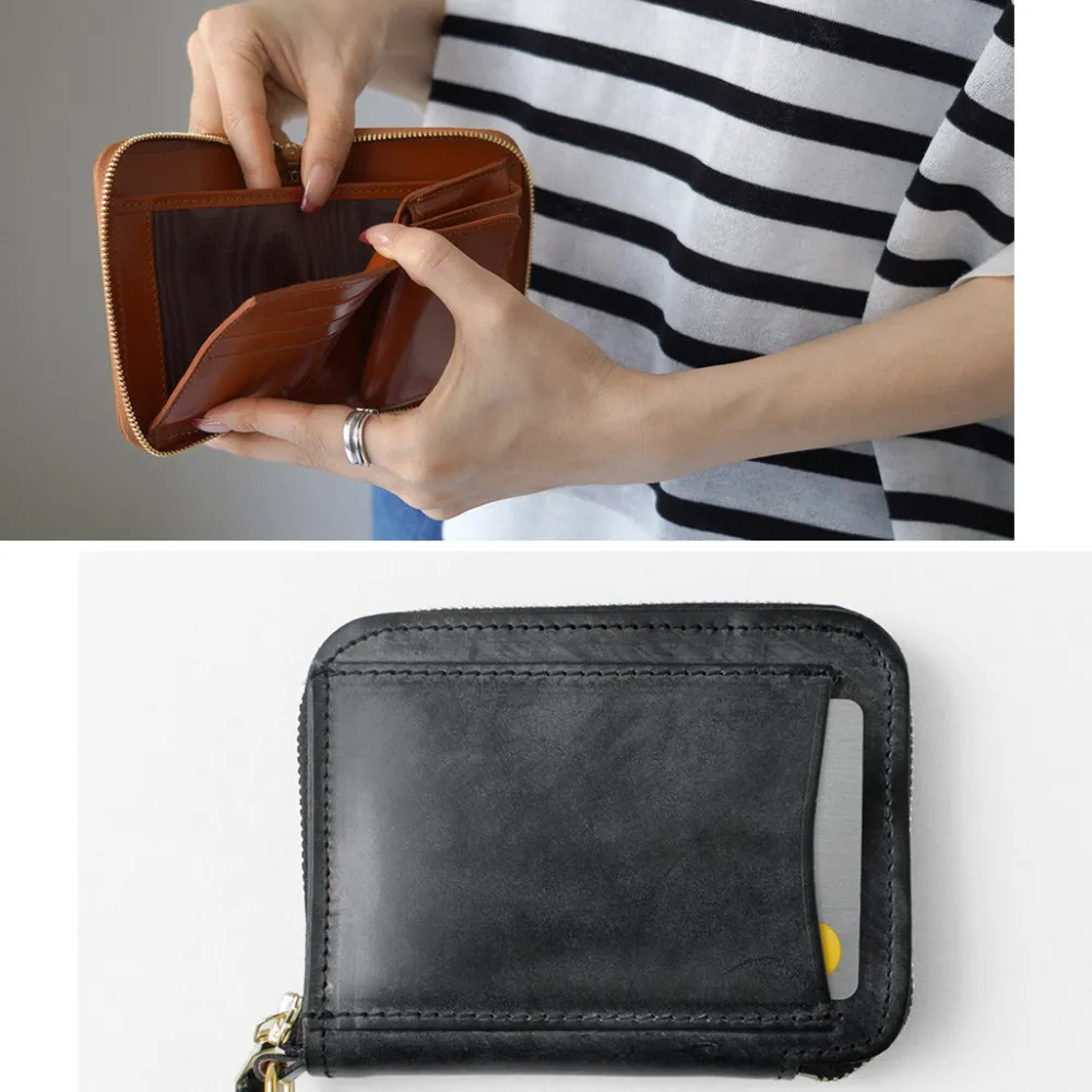 GLENROYAL Wallets^/ Around Zip Small Wallet