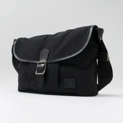 GLENROYAL Shoulder Bags^/ Flap Shoulder Bag Nylon Tussah black
