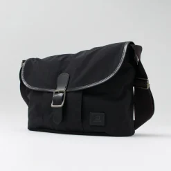 GLENROYAL Shoulder Bags^/ Flap Shoulder Bag Nylon Tussah black