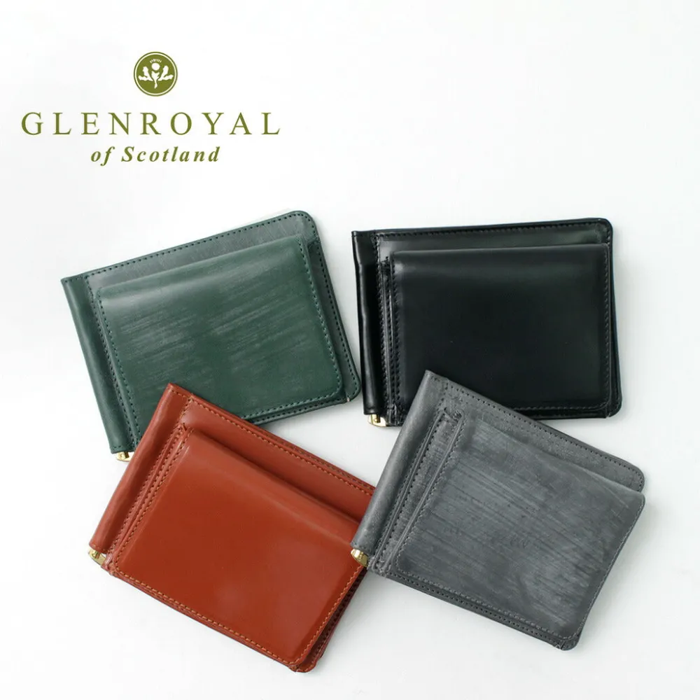 GLENROYAL Wallets^/ MONEY CLIP WITH COIN POCKET