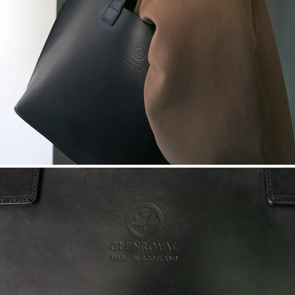GLENROYAL Tote Bags^/ Wide Tote Bag black