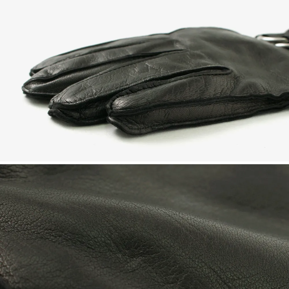 GLOVES Gloves^/ Touch Lambskin Ring Belt