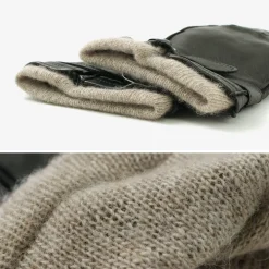 GLOVES Gloves^/ Touch Lambskin Ring Belt