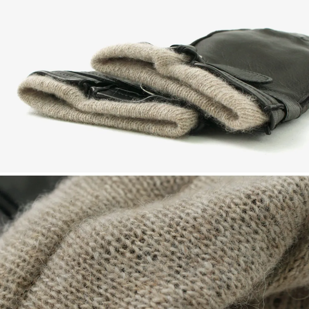 GLOVES Gloves^/ Touch Lambskin Ring Belt