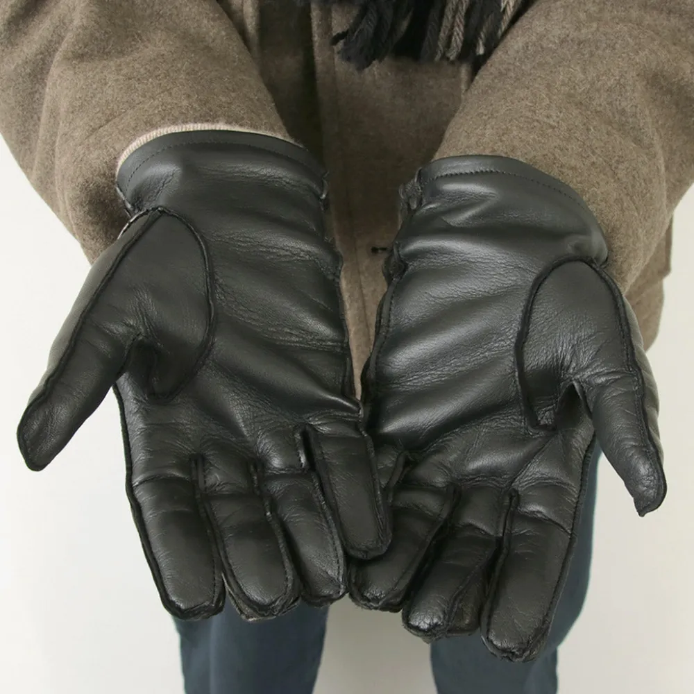 GLOVES Gloves^/ Touch Lambskin Ring Belt