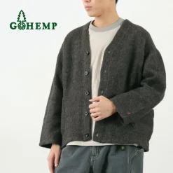 GOHEMP Cardigans^/ Aurora Cardigan charcoal