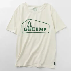 GOHEMP T-Shirts^/ Box Logo Basic Short Sleeve T-Shirt